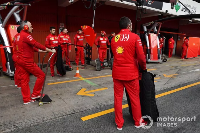 Mecánicos de Ferrari