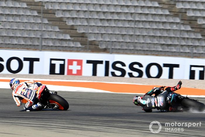 Caída de Fabio Quartararo, Petronas Yamaha SRT