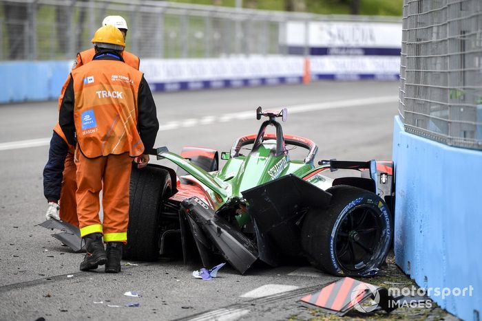 Accidente de Rene Rast, Audi Sport ABT Schaeffler, Audi e-tron FE07