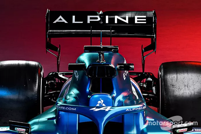 Detalle del Alpine A521
