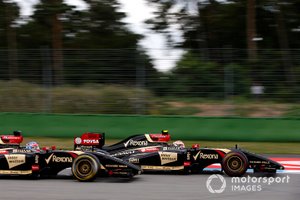Pastor Maldonado, Lotus E22 Renault, Romain Grosjean, Lotus E22 Renault