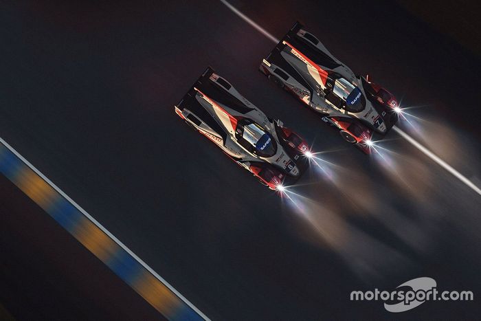 #8 Toyota Gazoo Racing Oreca 07 LMP2: Sébastien Buemi, Brendon Hartley, Kenta Yamashita, Yuri Kasdorp, #7 Toyota Gazoo Racing Oreca 07 LMP2: Mike Conway, Kamui Kobayashi, Jose Maria Lopez, Maxime Brient