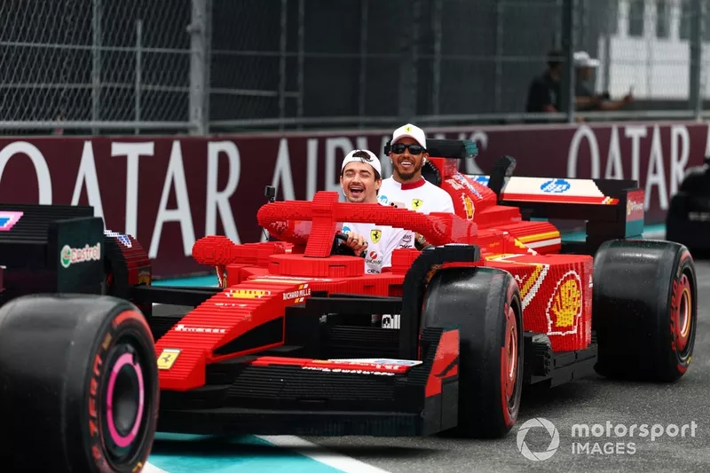 Charles Leclerc, Ferrari, Lewis Hamilton