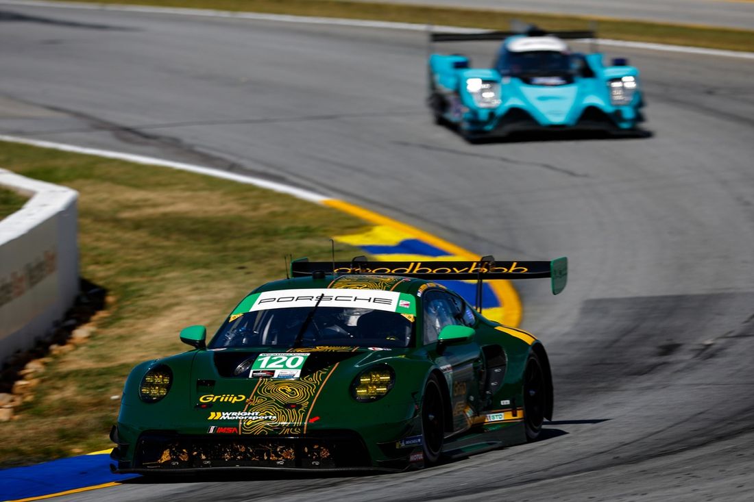 #120 Wright Motorsports Porsche 911 GT3 R (992): Adam Adelson, Elliott Skeer, Tom Sargent