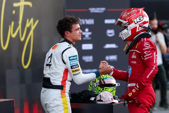 Charles Leclerc, Ferrari, Lando Norris, McLaren