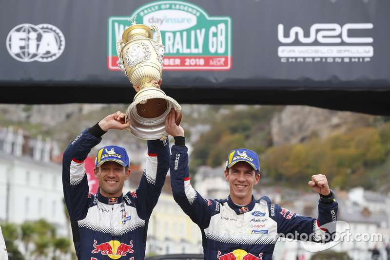 Yarış galibi Sébastien Ogier, Julien Ingrassia, M-Sport Ford WRT Ford Fiesta WRC