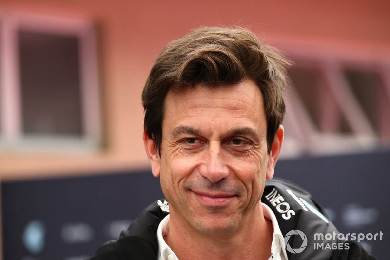 Toto Wolff, director del equipo y consejero delegado de Mercedes AMG, es entrevistado para Sky Sports F1