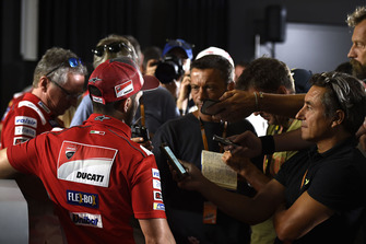 Andrea Dovizioso, Ducati Team, parle aux médias