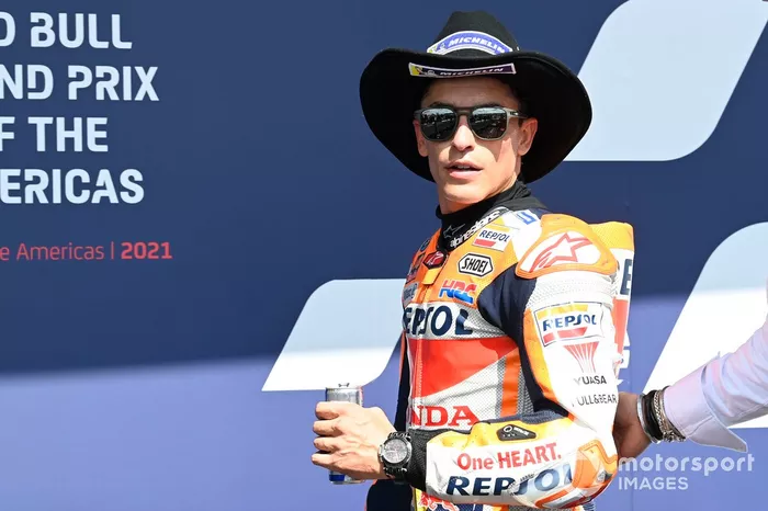 Podio: ganador Marc Márquez, Repsol Honda Team