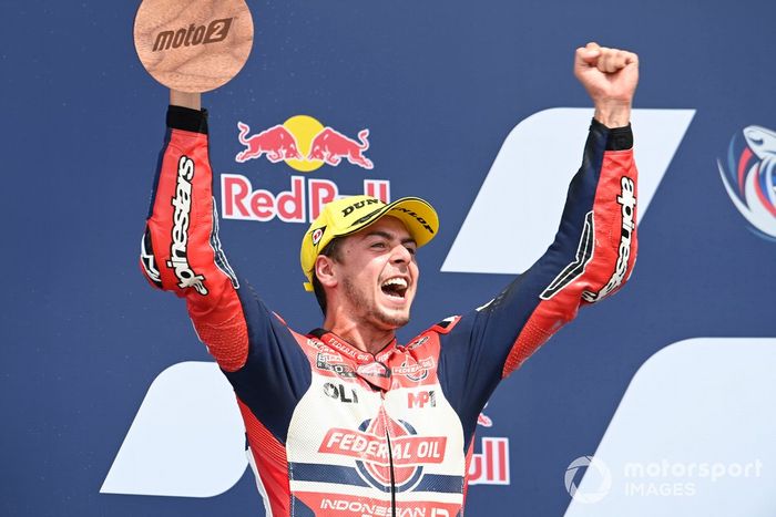 Podio: Fabio di Giannantonio, Federal Oil Gresini Moto2 
