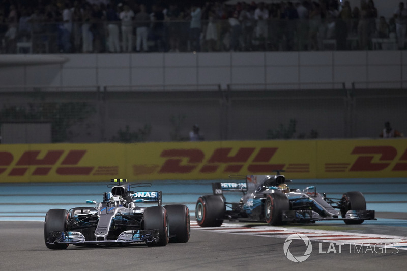 Valtteri Bottas, Mercedes AMG F1 W08, Lewis Hamilton, Mercedes AMG F1 W08