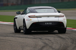 An Aston Martin DB11 is driven on Pirelli Hot Laps