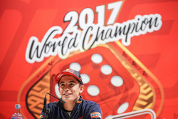 Le Champion du monde 2017 Marc Márquez, Repsol Honda