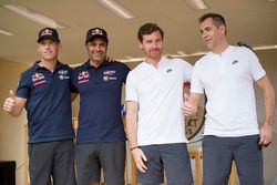 Nasser Al-Attiyah, Matthieu Baumel, Toyota Gazoo Racing, Andre Villas-Boas, Ruben Faria