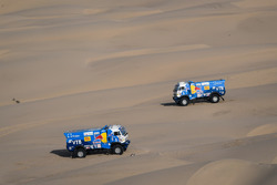 #500 Team Kamaz Master: Едуард Ніколаєв, Євген Яковлєв, Володимир Рибаков, #507 Team Kamaz Master: А