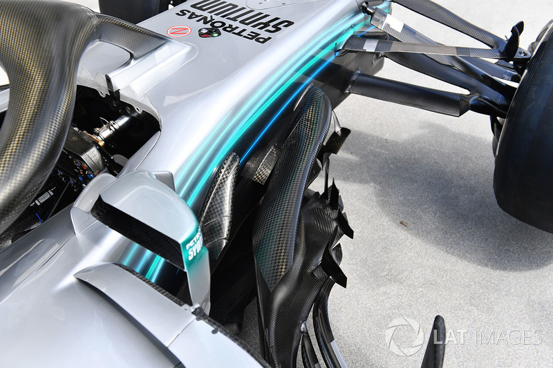 Mercedes-AMG F1 W09 nose detail