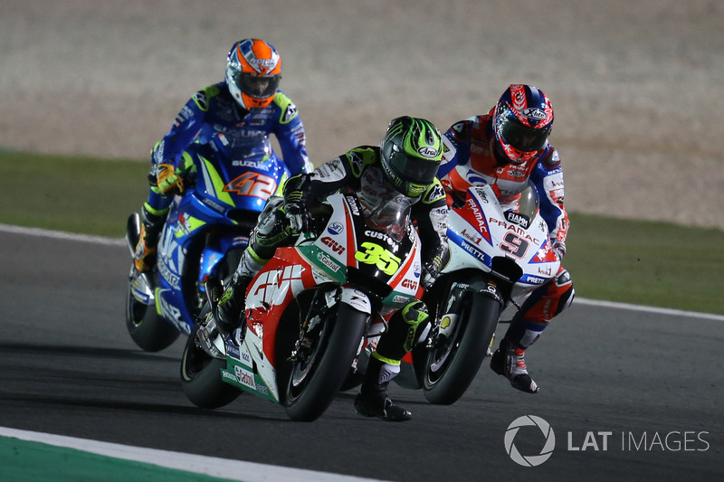 Cal Crutchlow, Team LCR Honda, Danilo Petrucci, Pramac Racing, Alex Rins, Team Suzuki MotoGP