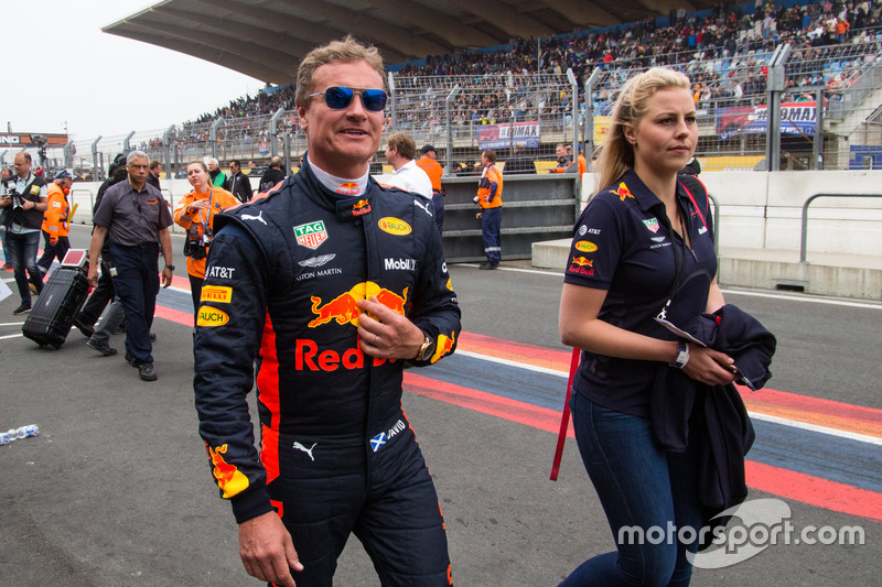 David Coulthard tijdens de Jumbo Racedagen