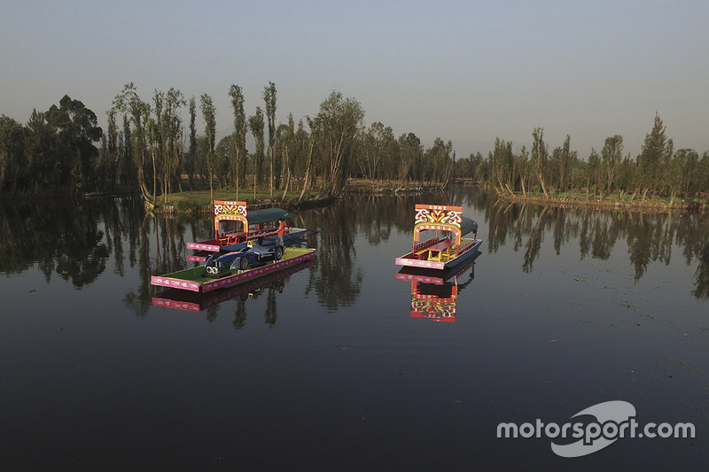 Esibizione Formula E a Xochimilco