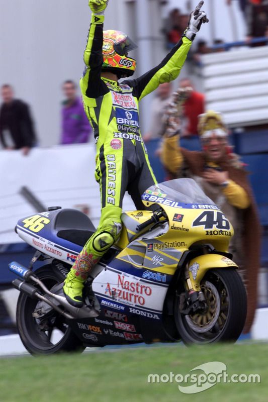 Ganador de la carrera Valentino Rossi, Honda
