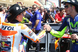 1. Marc Marquez, Repsol Honda Team; 2. Valentino Rossi, Yamaha Factory Racing