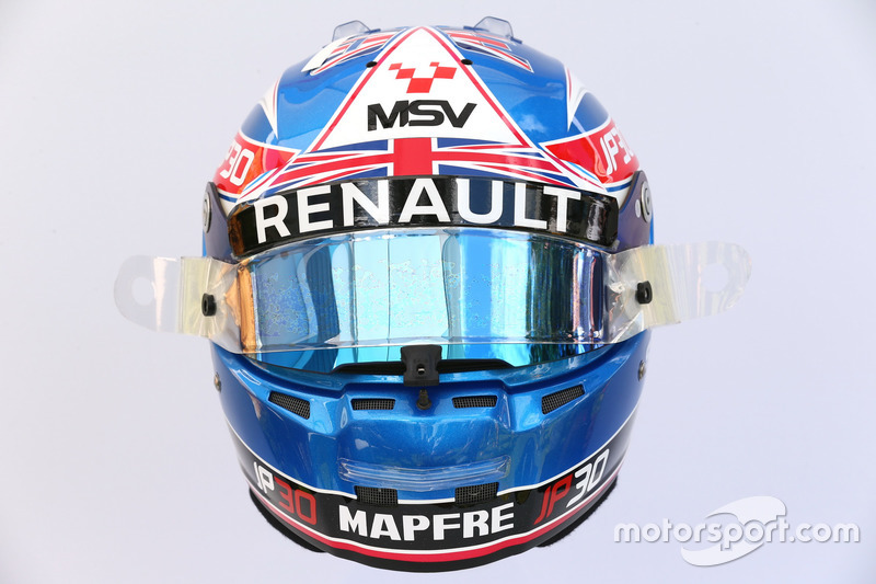 Le casque de Jolyon Palmer, Renault Sport F1 Team RS17