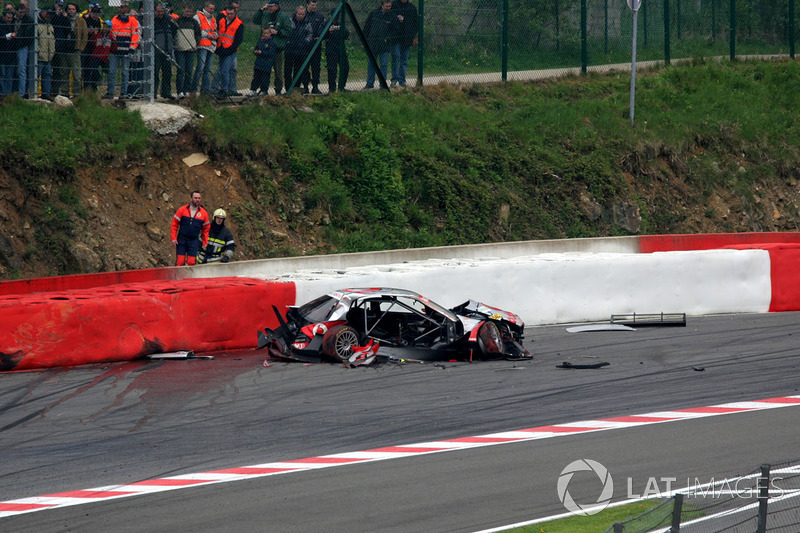 2005: accidente de Bernd Schneider, Mercedes AMG Clase C