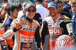 Ganador de la pole Marc Márquez, Repsol Honda Team, Cal Crutchlow, Team LCR Honda