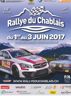 Rallye du Chablais, affiche 2017