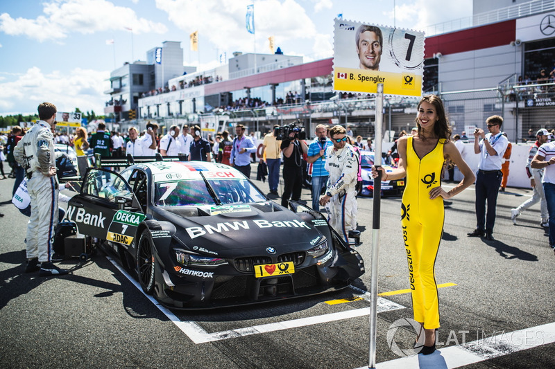 Chica de la parrilla de Bruno Spengler, BMW Team RBM, BMW M4 DTM