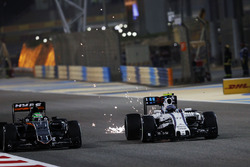 Nico Hülkenberg, Sahara Force India F1 VJM09 und Valtteri Bottas, Williams FW38