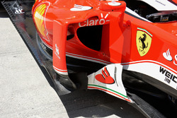 Détails du ponton de la Ferrari SF16-H