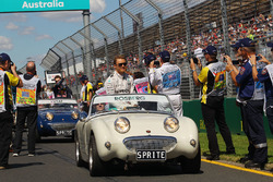 Nico Rosberg, Mercedes AMG F1 Team en el desfile de pilotos