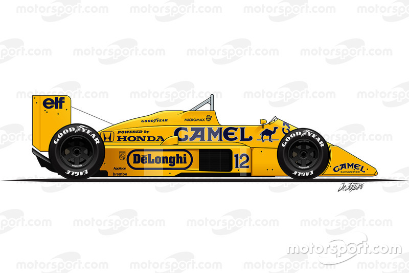 Lotus 99T di Ayrton Senna