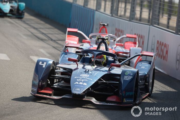 Robin Frijns, Envision Virgin Racing, Audi e-tron FE07, Alexander Sims, Mahindra Racing, M7Electro