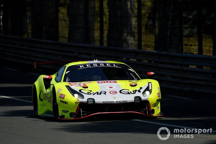 #57 Kessel Racing Ferrari 488 GTE EVO de Takeshi Kimura, Scott Huffaker, Daniel Serra