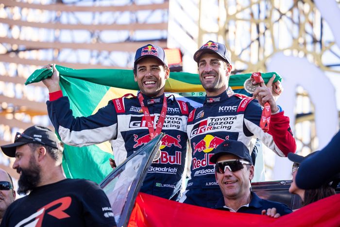 #206 Toyota Gazoo Racing Toyota GR DKR Hilux: Lucas Moraes, Armand Monleon
