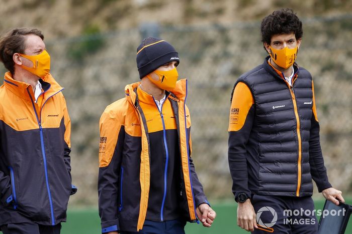 Lando Norris, McLaren, recorre la pista