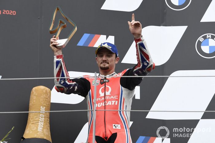 Podio: segundo lugar Jack Miller, Pramac Racing