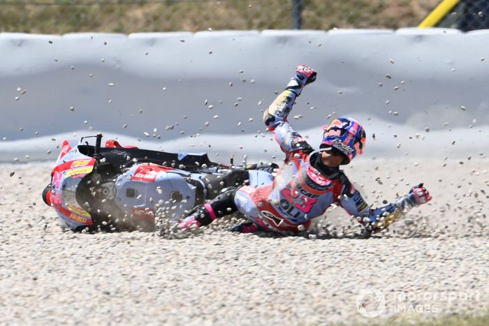 Caída de Enea Bastianini, Gresini Racing