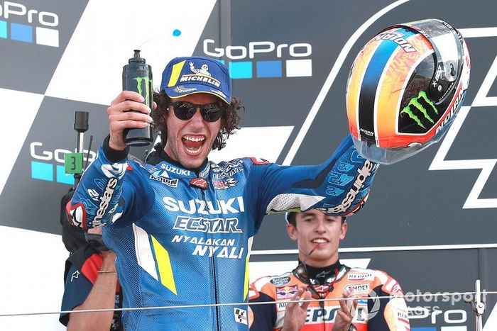 Podio: gandor Alex Rins, Team Suzuki MotoGP