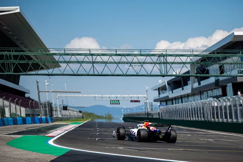 Paul Aron, Alpine, essais Pirelli Hungaroring