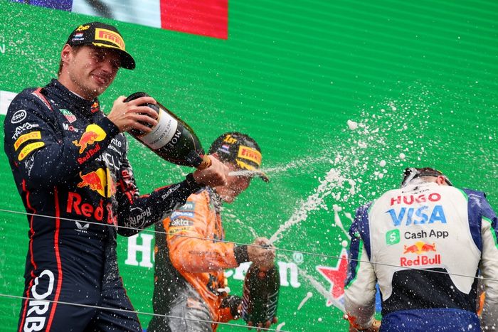 Oscar Piastri, McLaren, Max Verstappen, Red Bull Racing, Isack Hadjar, Racing Bulls Team