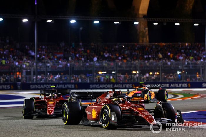 Charles Leclerc, Ferrari F1-75, Carlos Sainz