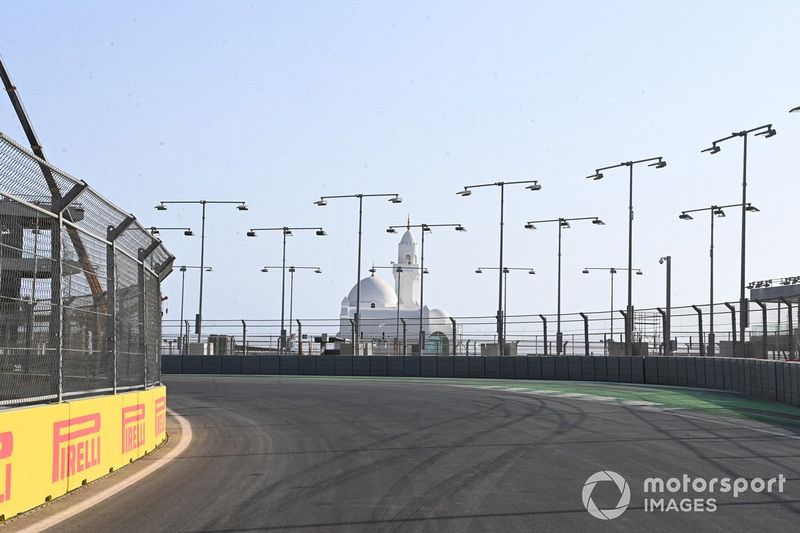 Jeddah Street Circuit corner 2 and 3 detail 
