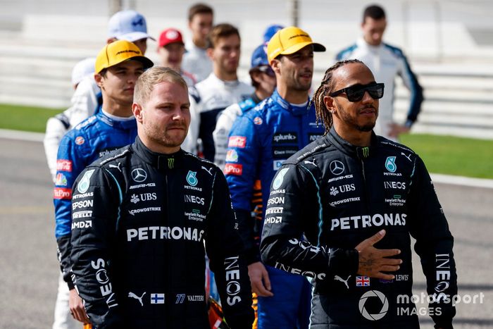Valtteri Bottas, Mercedes and Lewis Hamilton, Mercedes 