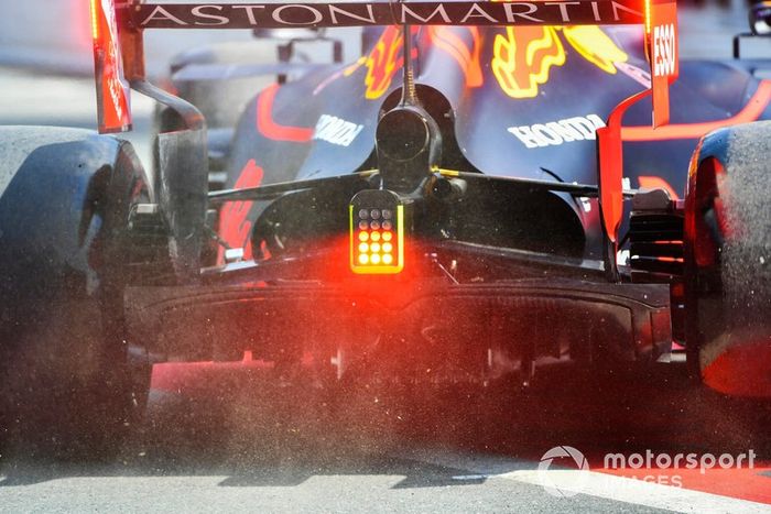 La parte trasera del Red Bull Racing RB15