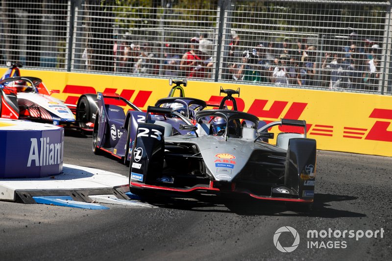 Sébastien Buemi, Nissan e.Dams, Nissan IMO1 Sam Bird, Envision Virgin Racing, Audi e-tron FE05