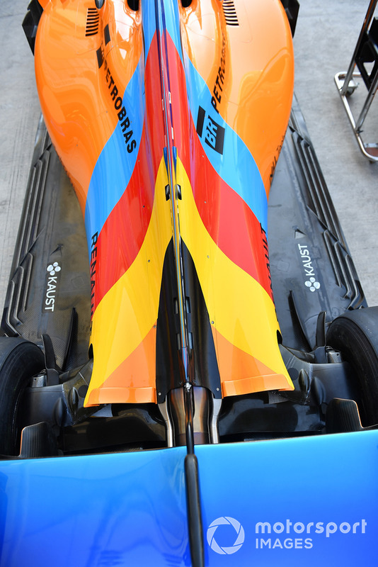 La livrée spéciale de la McLaren MCL33 de Fernando Alonso pour sa dernière course