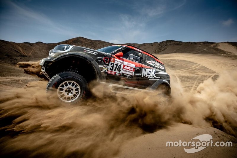 #374 Mini: Denis Krotov, Dmytro Tsyro, MSK Rally Team